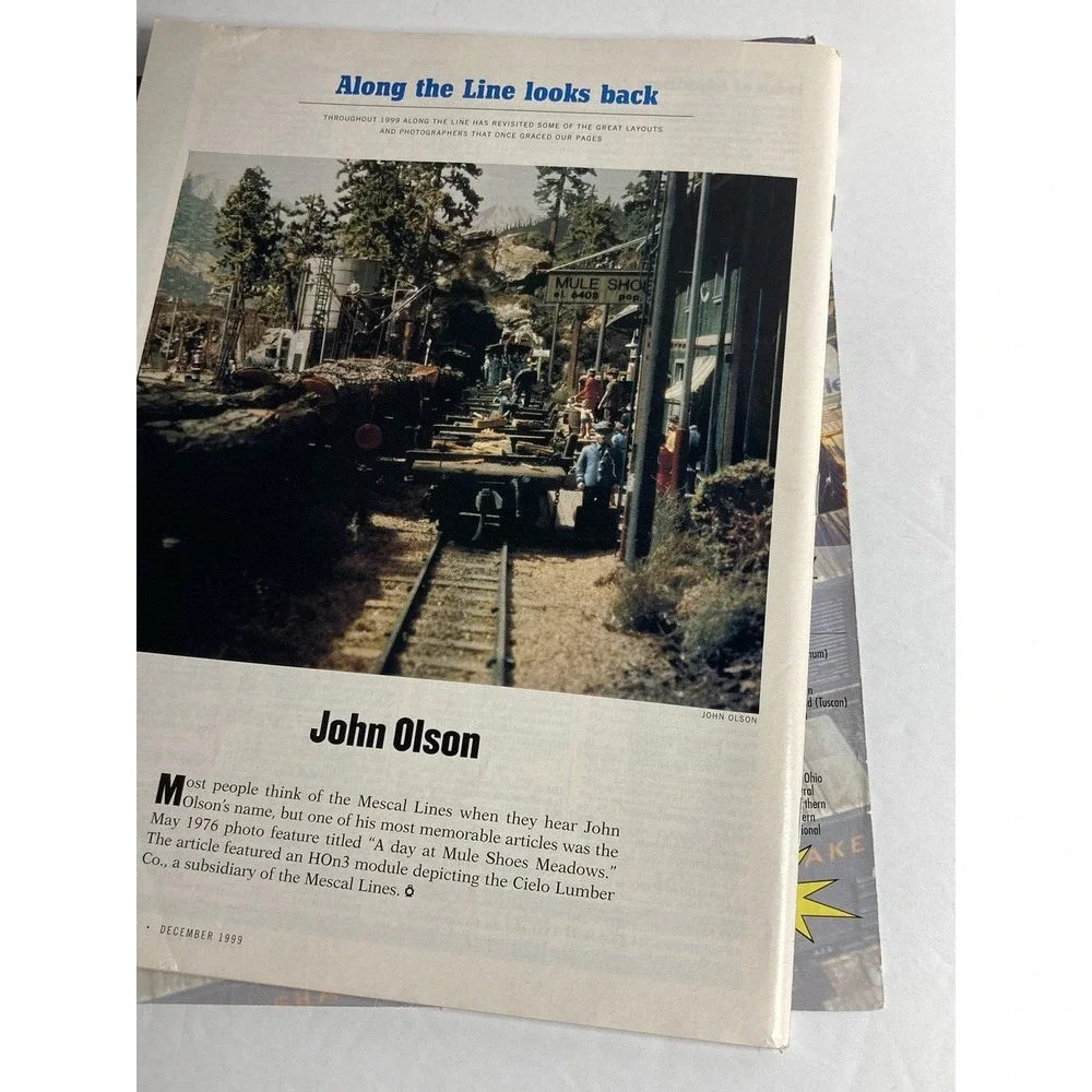 VTG  Model‎ Railroader Magazine 1999 October and December Issues Model Trains